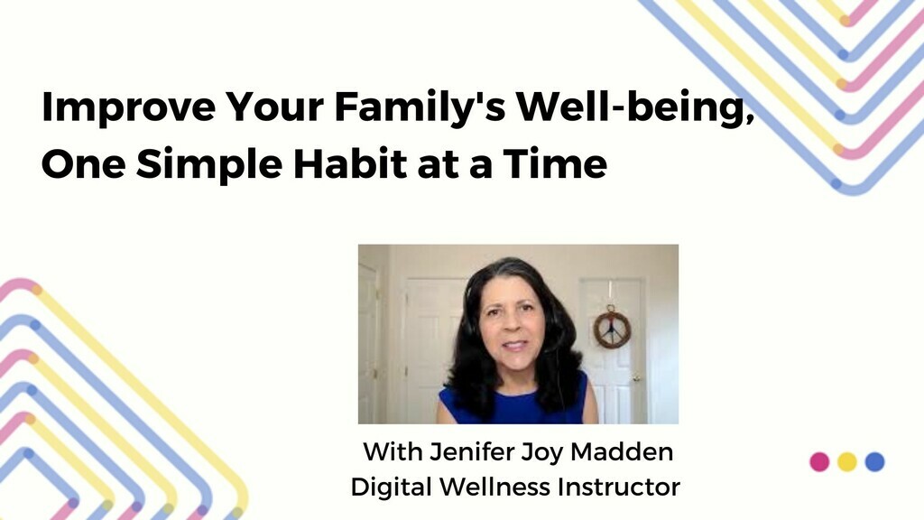 Jenifer Joy Madden from Digital Wellness Day Webinar 2021