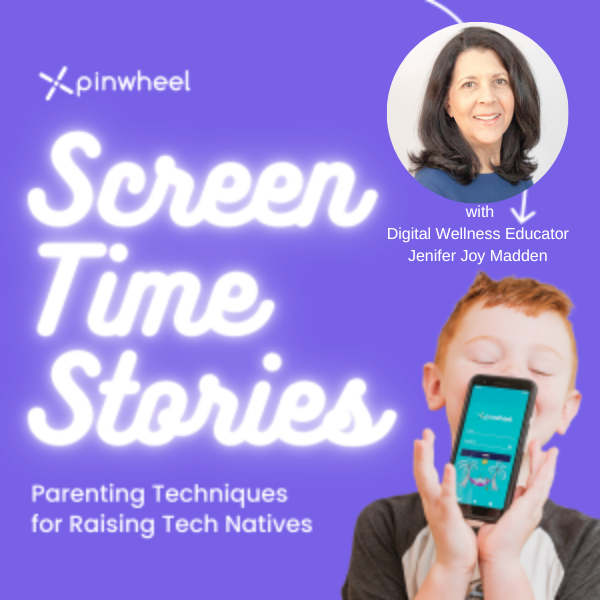 Screen time Stories Podcast episode with Digital Wellness Educator Jenifer Joy Madden 